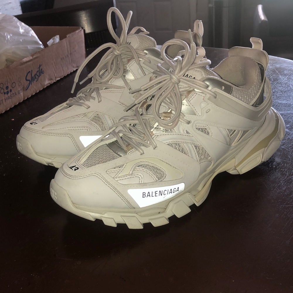 Balenciaga Off-White Trail Sneakers